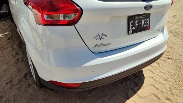 2015-2018 Ford Focus Rear Bumper Cover Assembly Oem Back White Yz F1Ez17906Baptm — photo 4