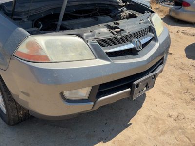 2001-2003 Acura Mdx Front Bumper Cover Assembly Oem G-501M-4 Granite Green