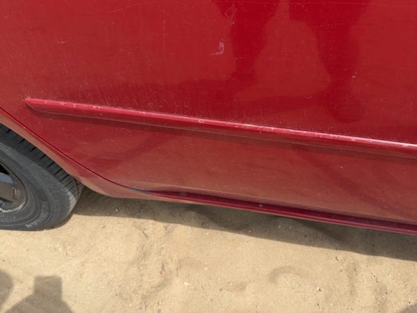 06-13 Impala Passenger Right Rear Moulding From Door Oem Back Precision Red 27U — photo 5