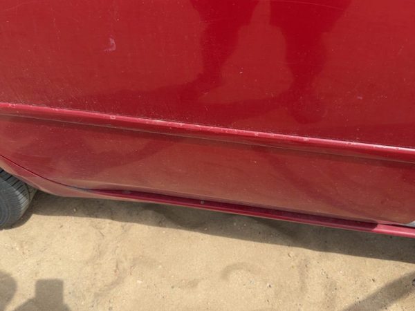 06-13 Impala Passenger Right Rear Moulding From Door Oem Back Precision Red 27U — photo 3