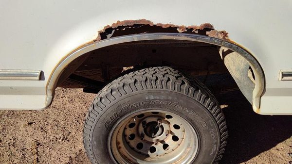 1992-1996 Ford F150 Passenger Right Rear Wheel Flare Moulding Oem Back — photo 1