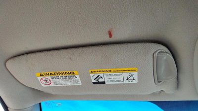 2002-2004 Jeep Grand Cherokee Driver Left Sun Visor Oem Gray Dv 5Hg83tl2ac