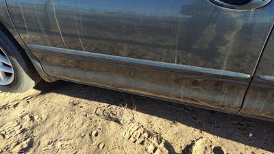 98-04 Intrepid Driver Left Front Moulding From Door Trim Strip Steel Blue Pbq