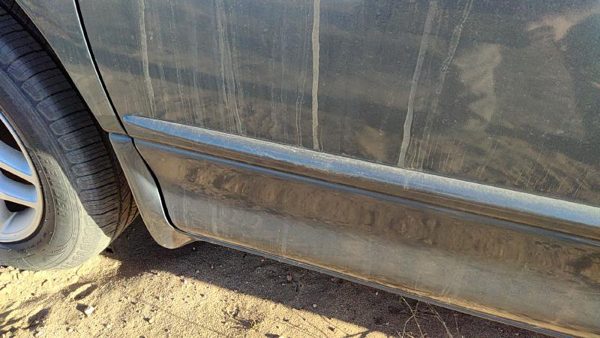98-04 Intrepid Driver Left Front Moulding From Door Trim Strip Steel Blue Pbq — photo 6