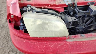 1994-1996 Ford Aspire Passenger Right Head Light Oem Front Lamp F4bz13008a