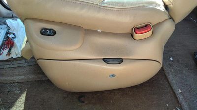 96-00 Town & Country Passenger Right Front Inside Seat Trim Panel Cubby K5 Camel