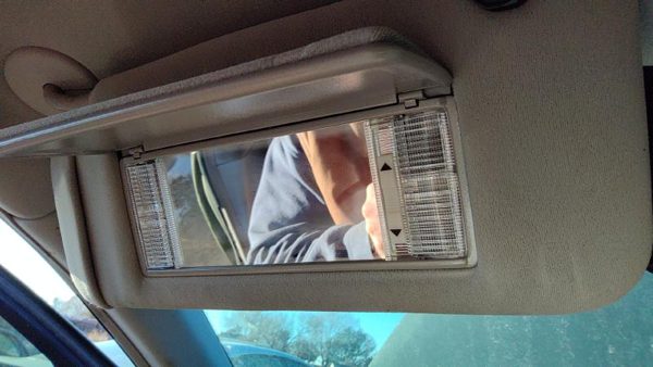 2005-2007 Cadillac Sts Driver Left Sun Visor Oem Gray 132 89023252 — photo 7