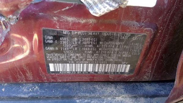 2012 Subaru Legacy — vehicle photo 6