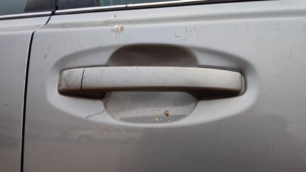 10-14 Legacy Outback Passenger Right Front Outside Door Handle Ssm Steel Silver — photo 4