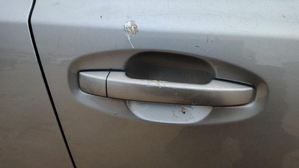 10-14 Legacy Outback Passenger Right Front Outside Door Handle Ssm Steel Silver — photo 1