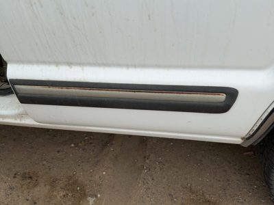 98-01 Chevy S10 Blazer Driver Left Rear Moulding From Door Oem Back Trim Strip