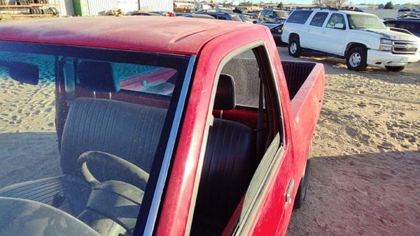1997 Nissan Pickup Front Door LH Red 801003B030 — photo 3