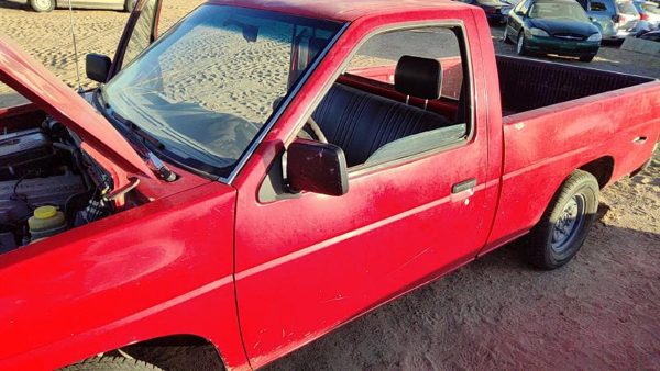 1997 Nissan Pickup Front Door LH Red 801003B030 — photo 2