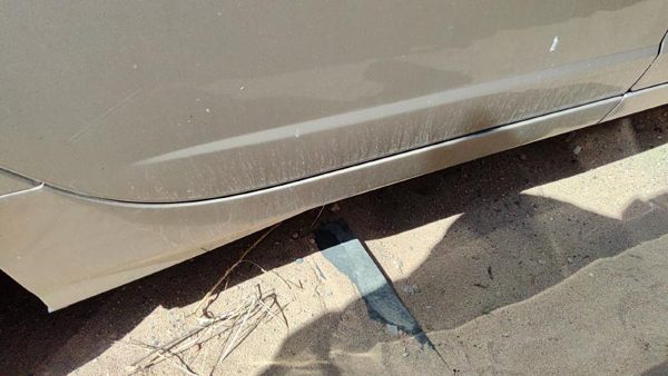 03-07 Cts Passenger Right Rear Rocker Panel Moulding Side Skirt Sand Storm 61U — photo 4