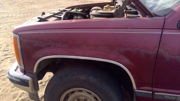 1988 GMC Sierra Fender LH 2500 Red — photo 5