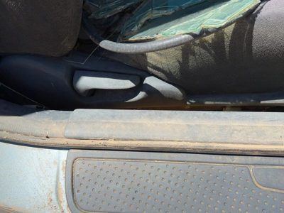 2007 Mitsubishi Eclipse Passenger Right Side Seat Trim Panel Oem Gray