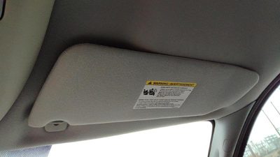 2004-2007 Ford F150 Passenger Right Sun Visor Oem Gray Me 4L3Z1504104Bab