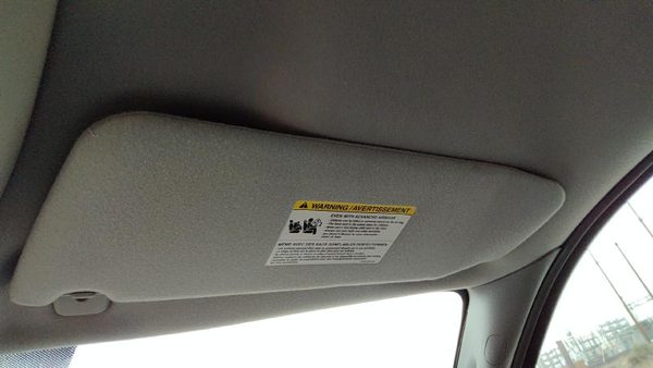 2004-2007 Ford F150 Passenger Right Sun Visor Oem Gray Me 4L3Z1504104Bab — photo 2