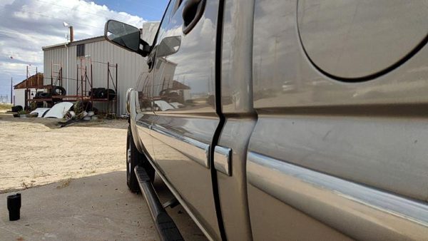 2002 GMC Sierra 2500 HD Rear Door LH 11U Pewter Metallic 11U Clean — photo 4