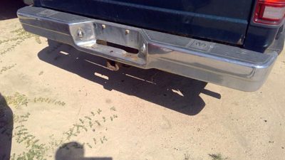 1987-1996 Dodge Dakota Chrome Rear Step Bumper With Brackets Oem 82400656