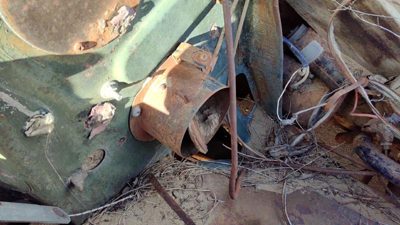 1953-1954 Chevy Bel Air 150 Sedan Engine Compartment Vent Fresh Air Oem 235Ci