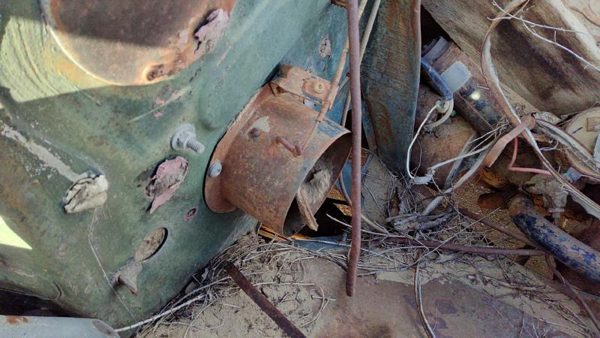 1953-1954 Chevy Bel Air 150 Sedan Engine Compartment Vent Fresh Air Oem 235Ci — photo 2