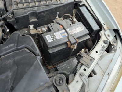 2000-2001 Infiniti I30 Complete Battery Box Mount Tray With Hold Down Oem