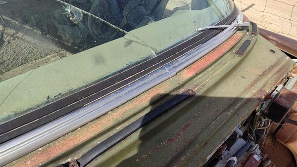 53-54 Chevy Bel Air 150 Sedan Windshield Wiper Cowl Vent Trim Panel Chrome Cover — photo 5