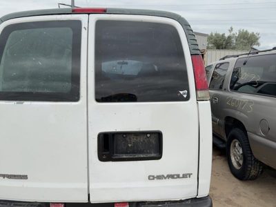 2002 Chevrolet Express Trunk/decklid/hatch/tailgate White