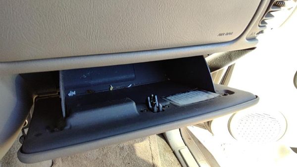 98-01 Olds Bravada Glove Box Assembly Complete Door With Latch Oem Pewter 922 — photo 3