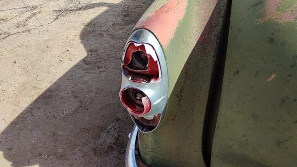 53 Chevy Bel Air 150 Sedan Driver Left Tail Light Housing Chrome Brake Lamp Rear — photo 6