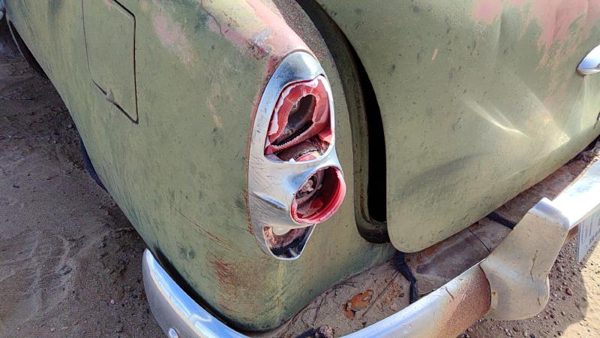 53 Chevy Bel Air 150 Sedan Driver Left Tail Light Housing Chrome Brake Lamp Rear — photo 2