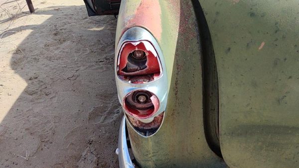 53 Chevy Bel Air 150 Sedan Driver Left Tail Light Housing Chrome Brake Lamp Rear — photo 4