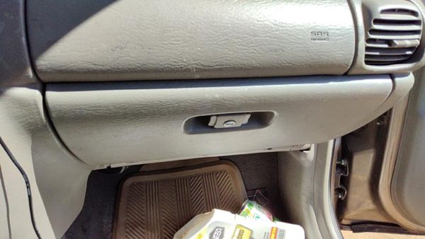 2001-2002 Dodge Neon Glove Box Assembly Complete Door With Latch Oem Gray B7L5 — photo 3