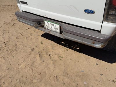 1993-2004 Ford Ranger Rear Bumper With Mount Brackets Oem F37Z17906E