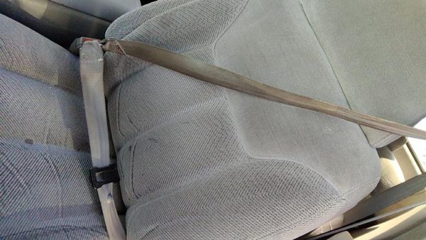 95 Chevy Silverado 1500 Driver Left Front Seat Belt Retractor Oem Shoulder Gray — photo 3