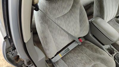 00 Chevy Malibu Passenger Right Front Seat Belt Retractor Oem Shoulder 92d Gray