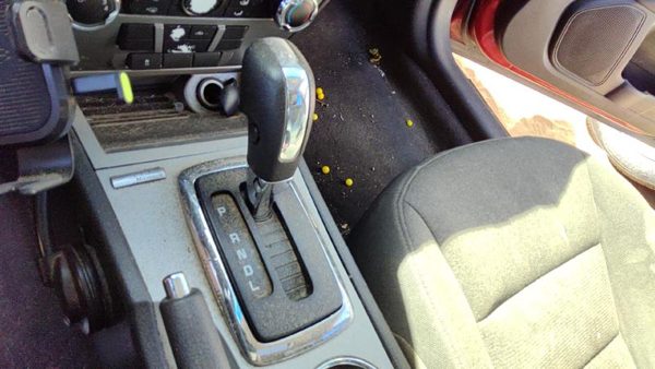 10 Fusion Floor Shifter Lever Assembly Transmission 2.5L Black Dw — photo 3