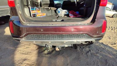 2014-2015 Kia Sorento Rear Bumper Cover Assembly Oem Back Ir Dark Cherry