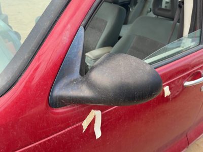 2009-2010 Chrysler Pt Cruiser Driver Left Manual Side Mirror Door Mounted Oem