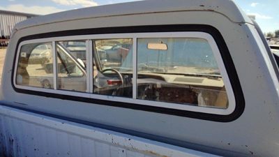 1981-1993 Dodge D350 Sliding Back Glass Rear Window Oem 55134519