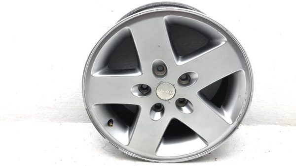 07-18 Jeep Wrangler 17 Aluminum Wheel Factory Rim 5 Spoke Silver Painted Color — photo 1