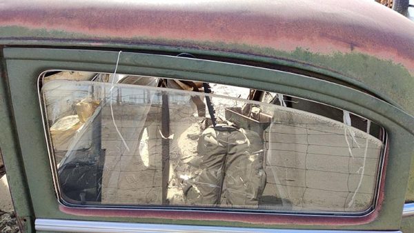 53-54 Chevy Bel Air 150 Sedan Driver Left Rear Side Window Door Glass Oem Back — photo 1