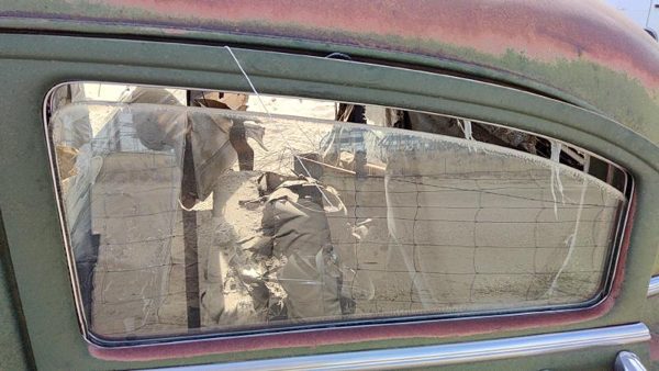 53-54 Chevy Bel Air 150 Sedan Driver Left Rear Side Window Door Glass Oem Back — photo 4
