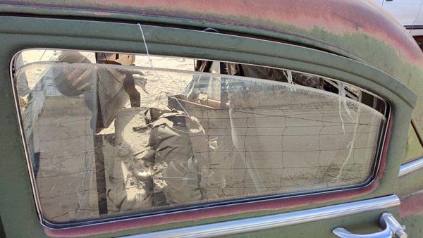 53-54 Chevy Bel Air 150 Sedan Driver Left Rear Side Window Door Glass Oem Back — photo 5