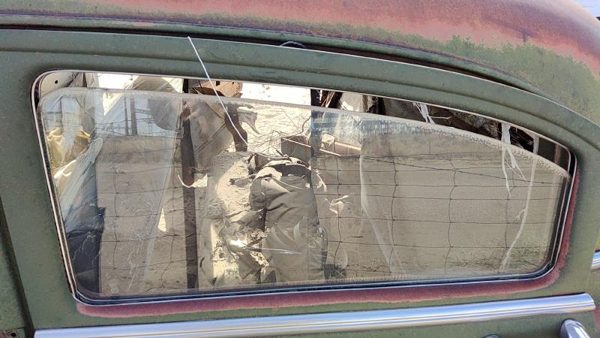 53-54 Chevy Bel Air 150 Sedan Driver Left Rear Side Window Door Glass Oem Back — photo 3