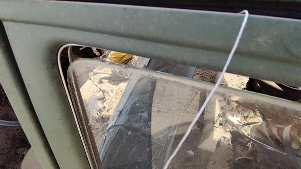 53-54 Chevy Bel Air 150 Sedan Driver Left Rear Side Window Door Glass Oem Back — photo 7