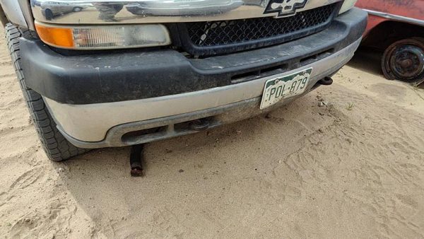 99-02 Chevy Silverado 2500 Hd Front Bumper With Brackets Assembly Oem Pewter 11U — photo 2