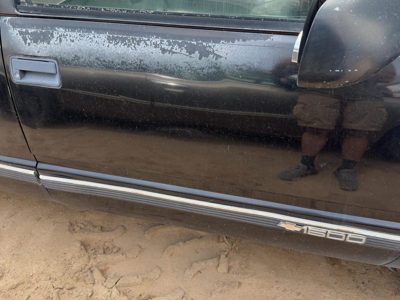 1997 Chevy Pickup 1500 Front Door RH Black