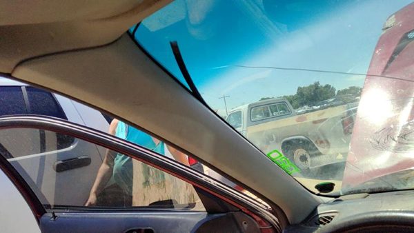 1994-1997 Honda Accord Driver Left A Pillar Trim Windshield Post Panel Oem Gray — photo 3